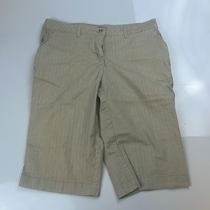 David Jones Classic Collection Striped Capris S124-23